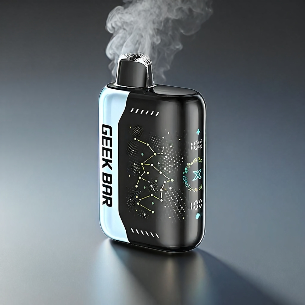 Norge Engros Geek Bar Pulse X 25000 Puffs Zero Nicotine med 18mL Pre-filled E-Liquid og USB Type-C Charging