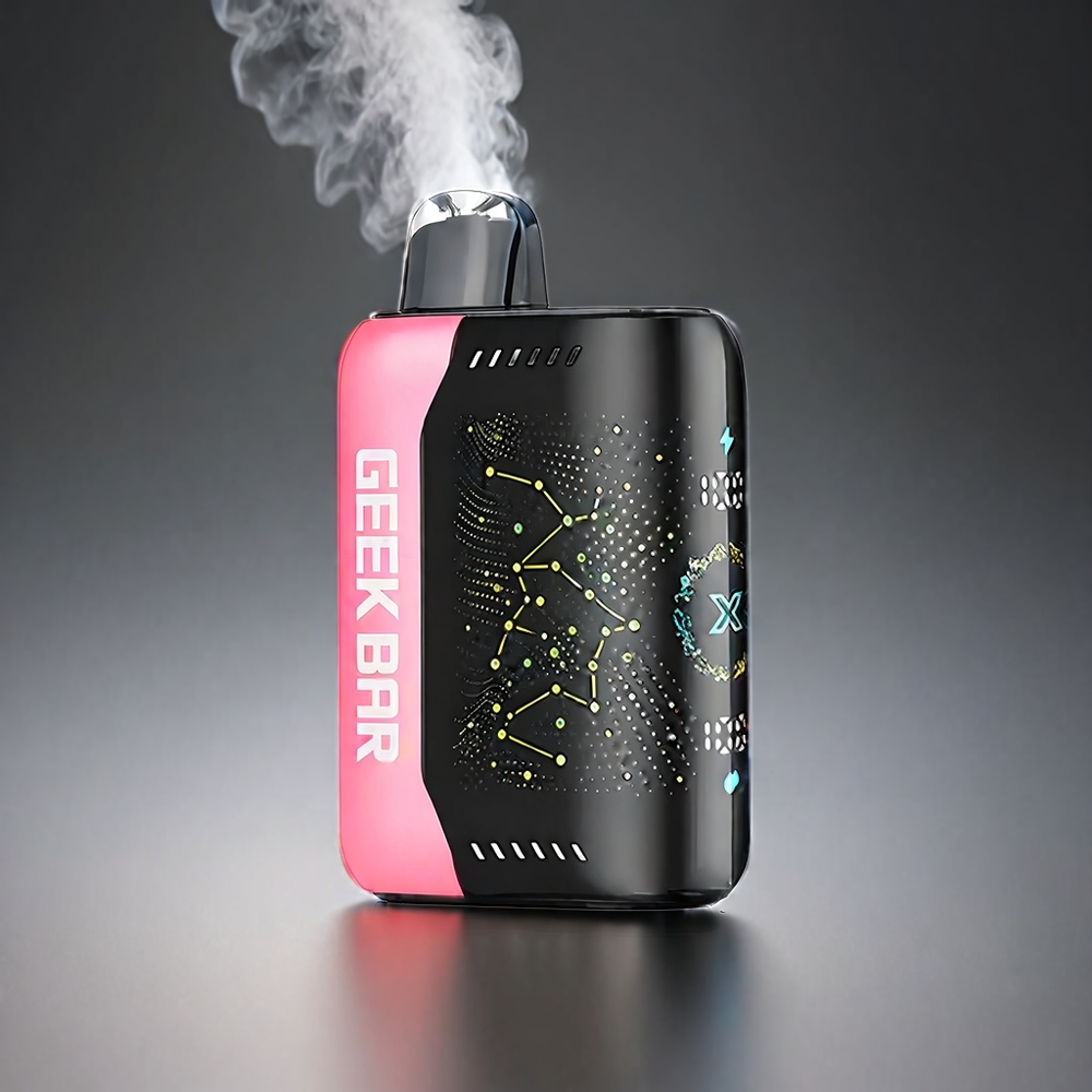 Norge Engros Geek Bar Pulse X 25000 Puffs Zero Nicotine med 18mL Pre-filled E-Liquid og USB Type-C Charging