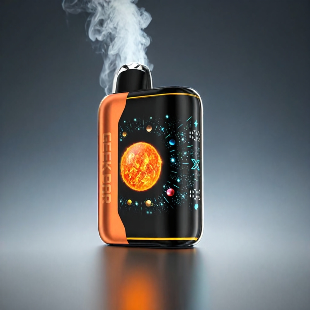 GEEK BAR Pulse X Platinum Edition 25k Vape Punch Norge engros med 25000 Puffs, 3D Skjerm og 20mL E-Liquid