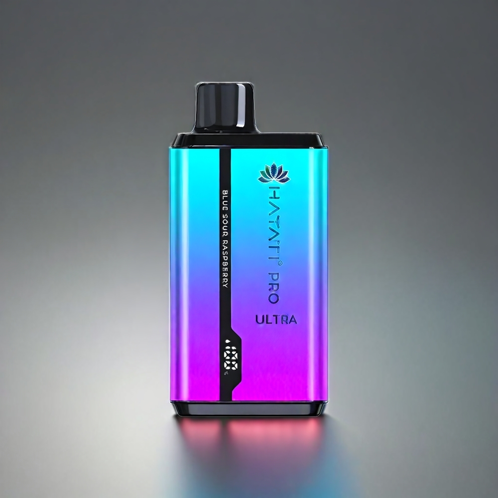 Hayati Pro Ultra 15000 Puffs Norge Engros – Blåbær Jordbær Mentol Blåbær Bringebær Menthol – 850mAh Batteri, 12ml E-Væske, 2% Nikotin, 49 Smaker