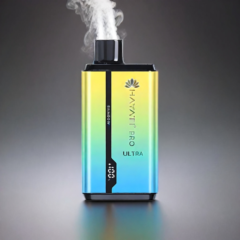 Hayati Pro Ultra 15000 Puffs Norge Engros Vape Regnbue – 850mAh Batteri, 12ml E-Væske, 2% Nikotin, 49 Smaker