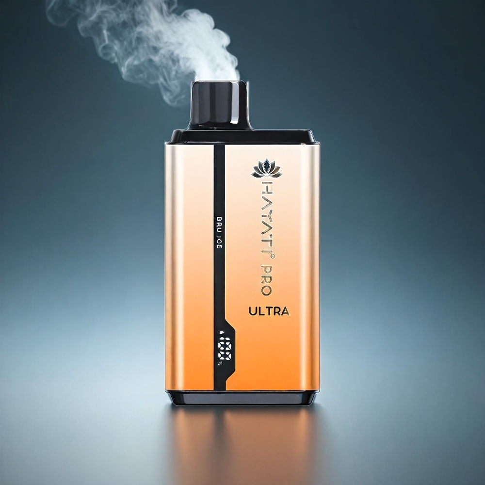 Hayati Pro Ultra 15000+ Puffs Vape Norge engros – Bru Ice – 850mAh Batteri – 12ml E-væske – 2% Nikotin – 49 Smaker