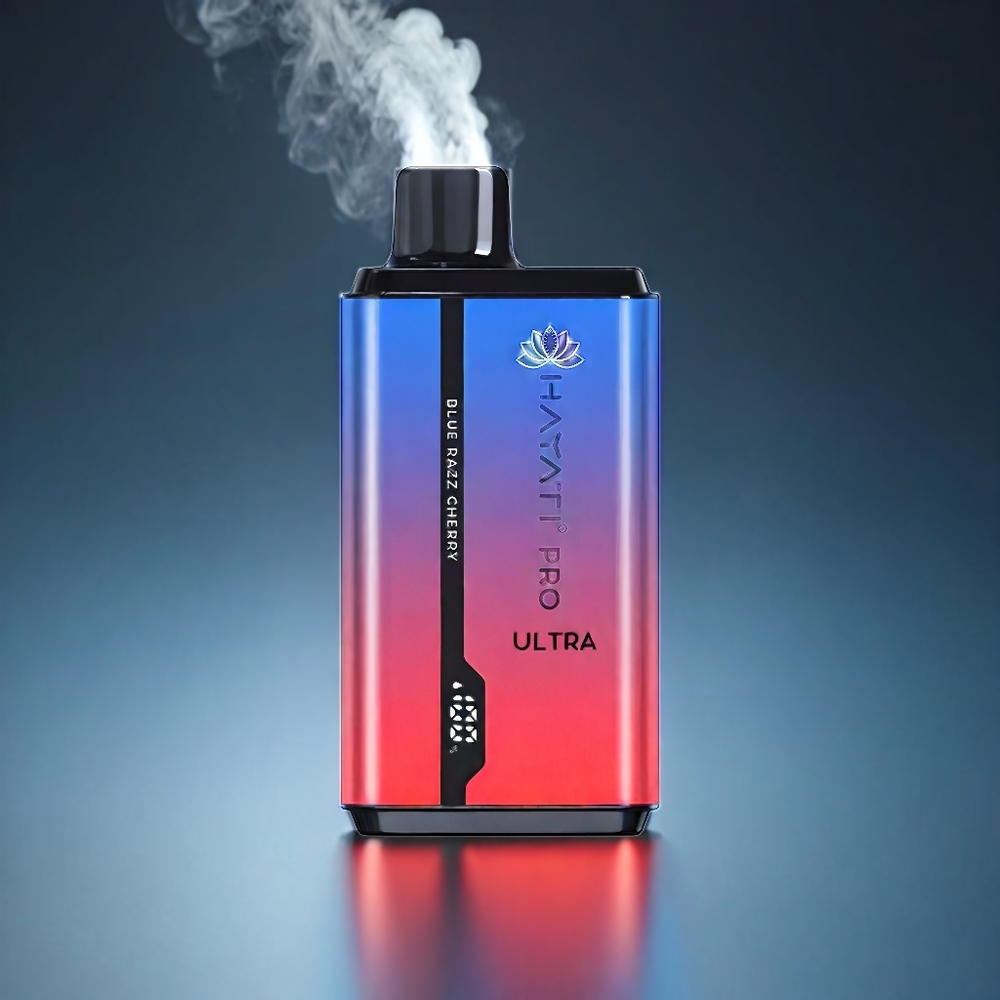 Hayati Pro Ultra Norge Engros 15000 Puffs 12ml 2% Nikotin Blå Bringebær Vape