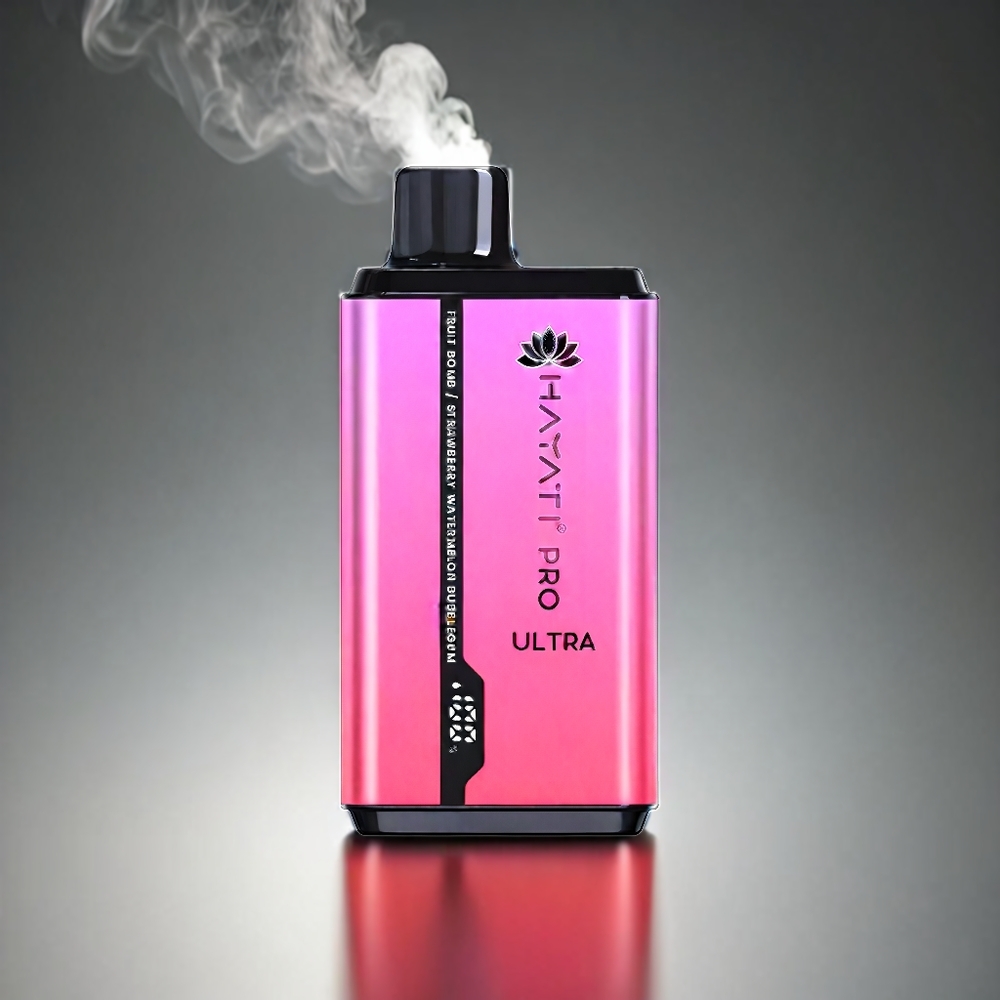 Hayati Pro Ultra Norge Engros 15000+ Puffs 850mAh 12ml 2% Nikotin 49 Smaker Frukt Bomme Jordbær Vannmelon Tyggegummi