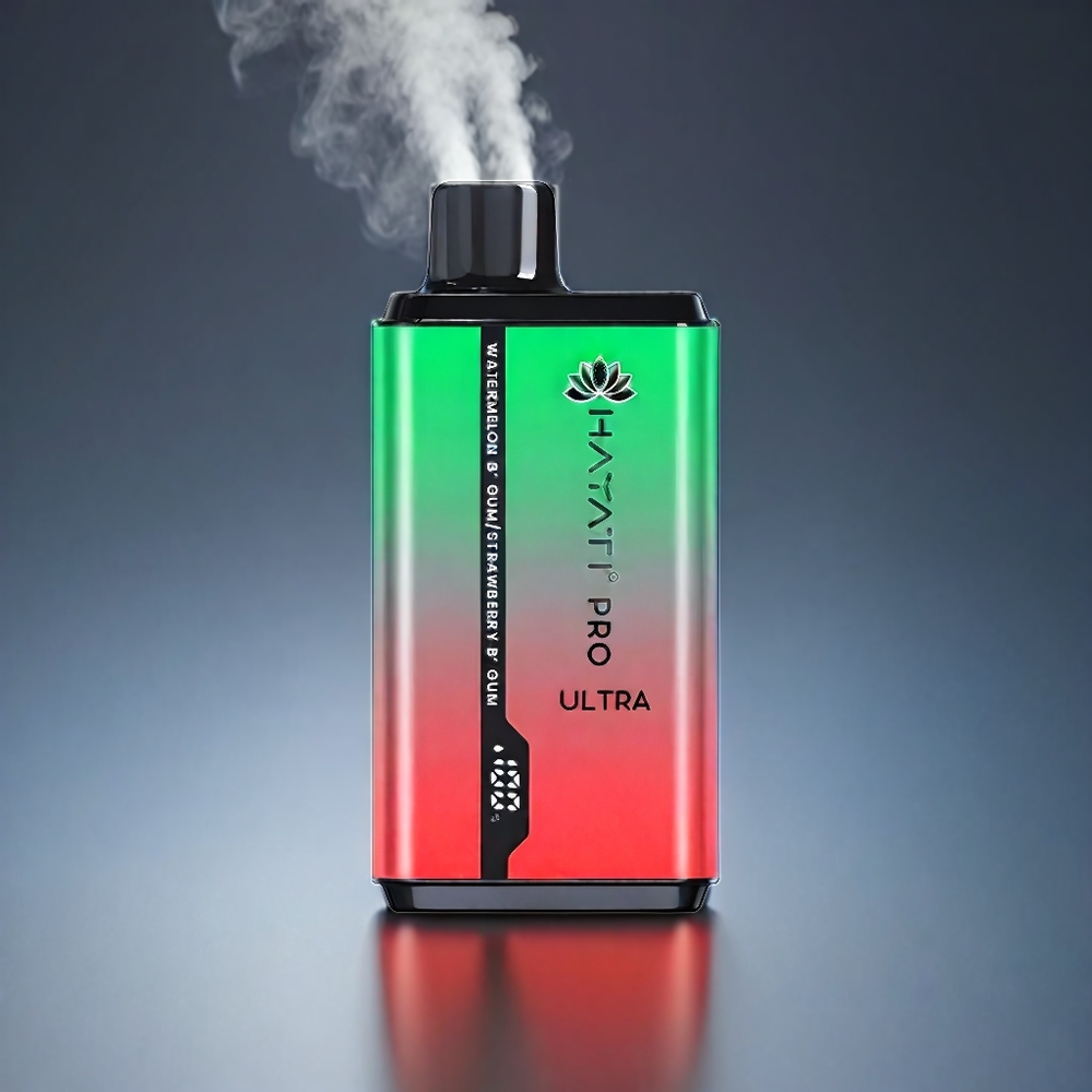 Hayati Pro Ultra Norge Engros 15000+ Puffs 850mAh 24ml 2% Nikotin Blåbær Bringebær Kirsebær Sitron & Blåbær 49 Smaker
