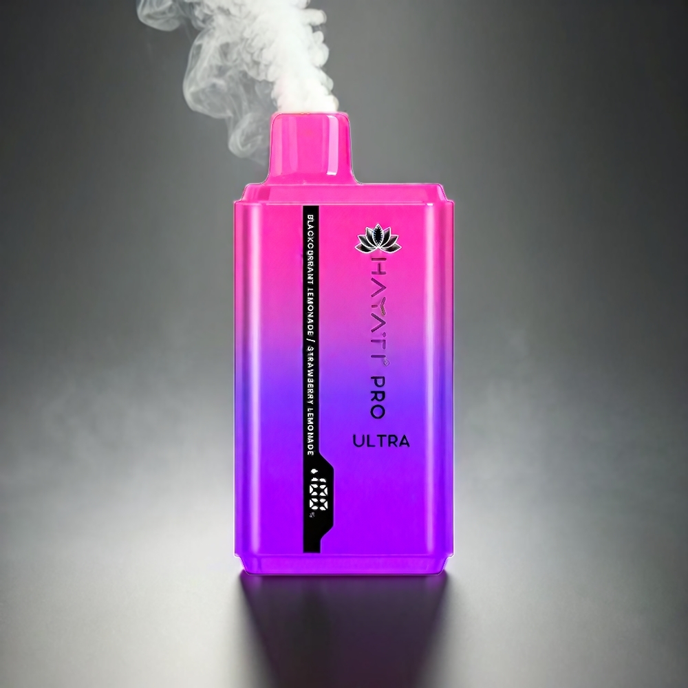 Hayati Pro Ultra Norge engros 15000+ Puffs 24ml 2% Nikotin 49 Smaker Blackcurrant Lemonade Jordbær Lemonade