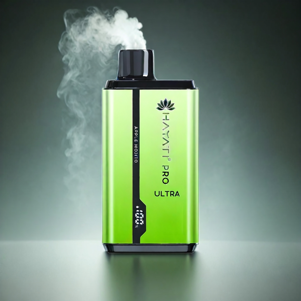 Hayati Pro Ultra Norge engros 15000+ Puffs 850mAh 12ml 2% Nikotin 49 Smaker Eple Mojito