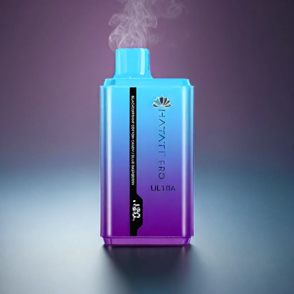 Hayati Pro Ultra Norge engros 15000+ Puffs 850mAh 12ml 2% Nikotin Blåbringebær Bomullsgodt og 49 smaker