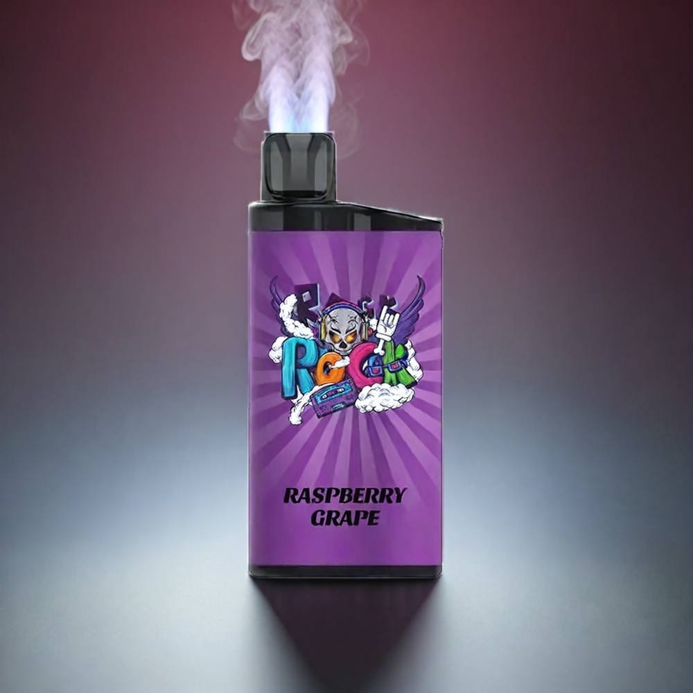 Iget Bar 3500 Puffs Norge Engros Vape Bringebær Druer – 1400 mAh, 1.2 Ohm Mesh Coil, 78g