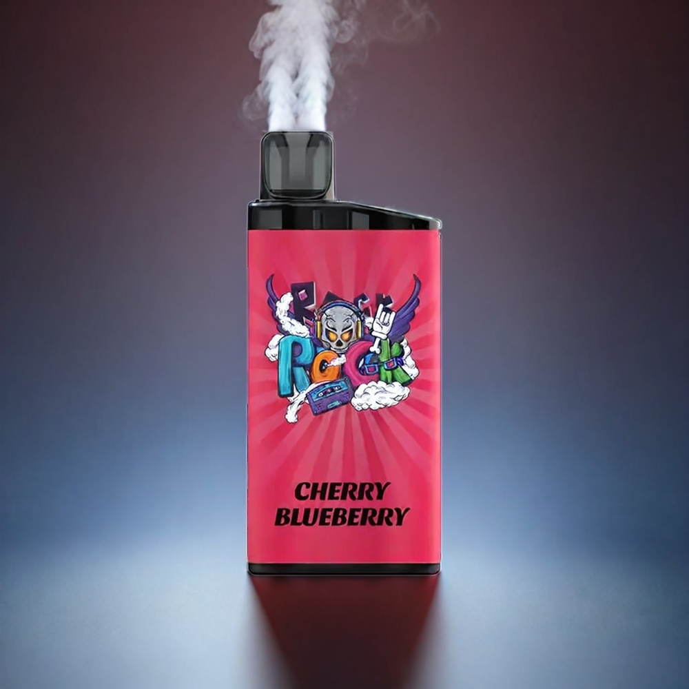 Iget Bar 3500 Puffs Norge Engros Vape Kirsebær & Blåbær – 1400 mAh, 1.2 Ohm Mesh Coil, PC+ALU