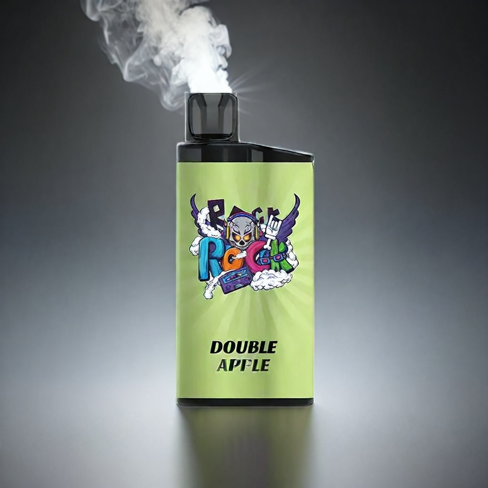 Iget Bar 3500 Puffs Vape Dobbel Eple Norge engros – 1400 mAh, 1.2 Ohm Mesh Coil, 78g