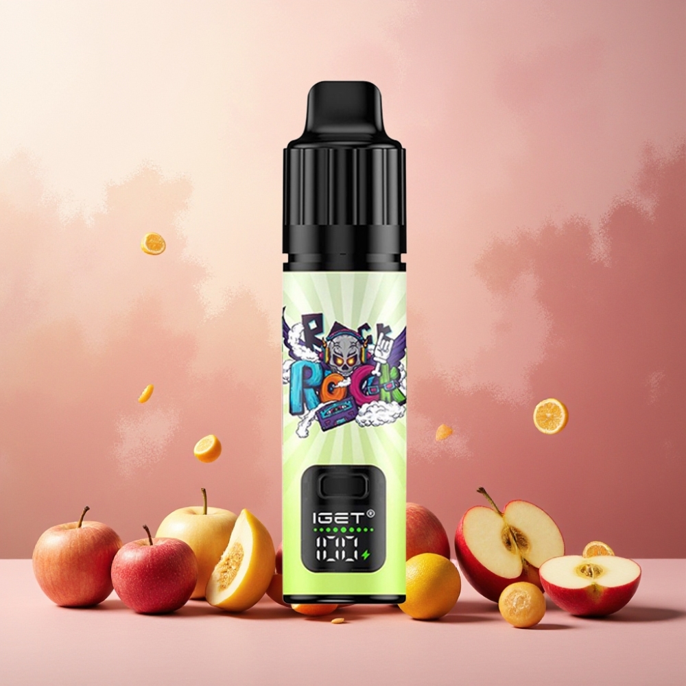 IGET BAR PLUS S3 POD 10000 Puffs Norge Engros Vape til engangsbruk Dobbel Eple 18ml 5% Nikotin 950mAh