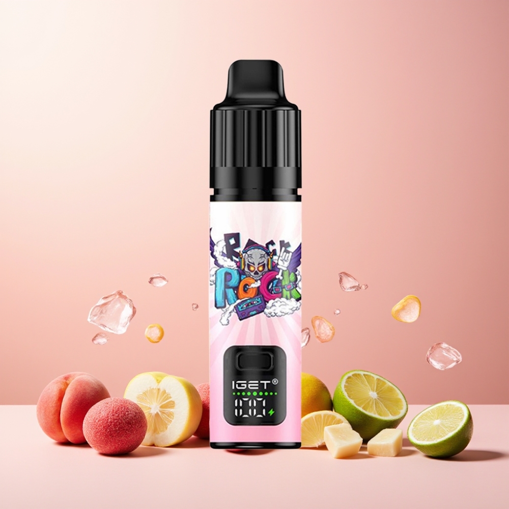 IGET BAR PLUS S3 POD 10000 Puffs Norge Engros Vape til engangsbruk Fersken Lychee Lime Is 18 ml 5% Nikotin 950 mAh