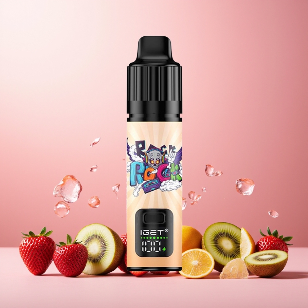 IGET BAR PLUS S3 POD 10000 Puffs Norge Engros Vape til engangsbruk Jordbær Kiwi Is 18 ml 5% Nikotin 950 mAh