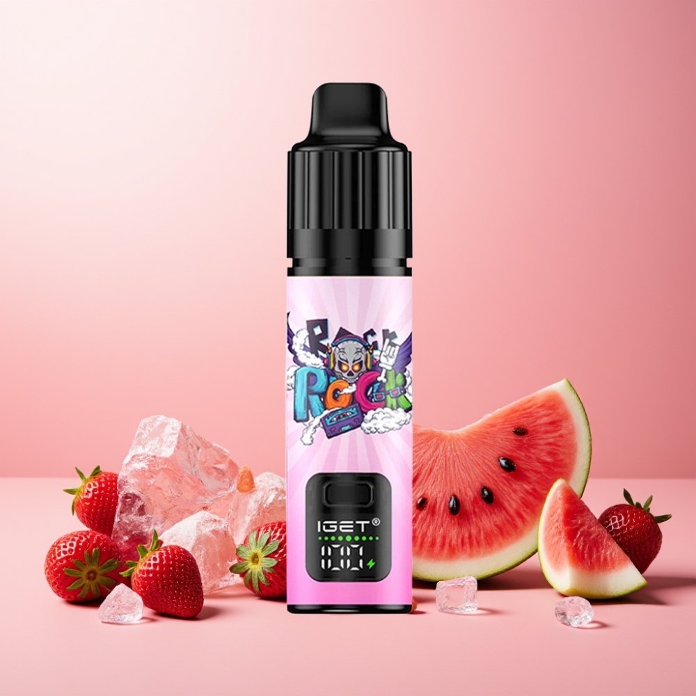 IGET BAR PLUS S3 POD 10000 Puffs Norge Engros Vape til engangsbruk Jordbær Vannmelon Is 18 ml E-liquid 5% Nikotin 950 mAh