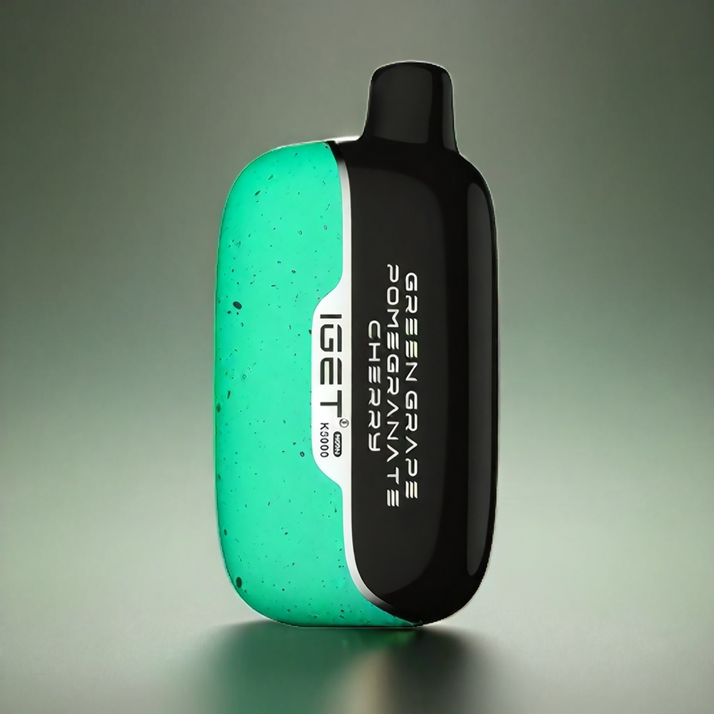 Iget Moon K5000 Puffs Norge Engros – Opptil 5000 Puff, 81.5 g, Mesh Coil 1.35 Ohm – Grønne Drue Granateple Kirsebær