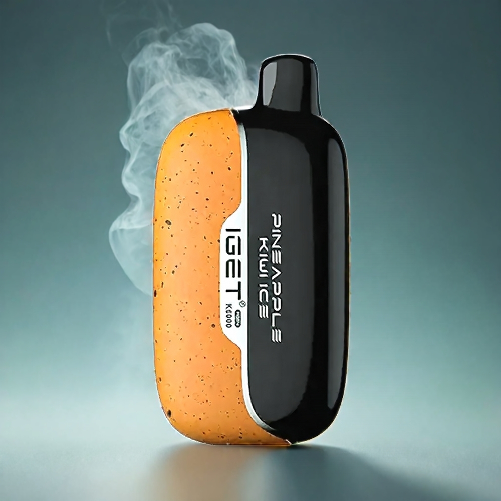Iget Moon K5000 Puffs Norge engros Vape Ananas Kiwi Is 81,5 g / 5000 Puffs / PC / Mesh Coil 1,35 Ohm