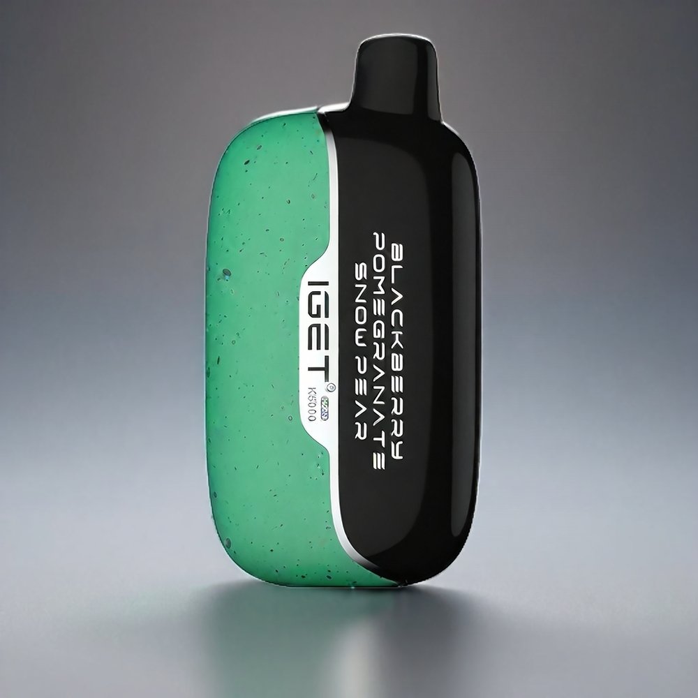 Iget Moon K5000 Puffs Vape Norge engros – 5000 Puffs, 81.5 g, PC, Mesh Coil 1.35 Ohm, Bjørnebær Granate Snøpære