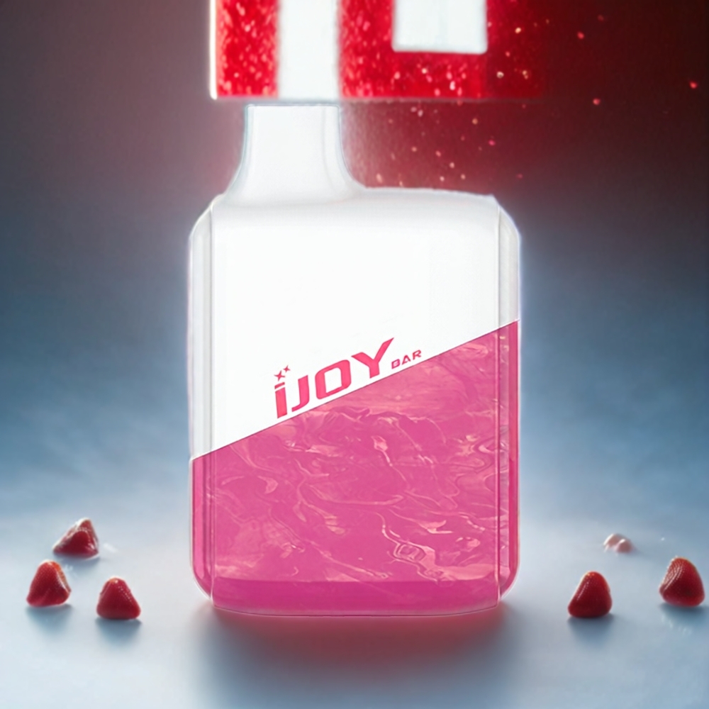 IJOY Bar 600 Puffs Norge Engros Engangs vape Jordbær Is – 500mAh Batteri, 1.2 Ohm Mesh Coil, 2ml/4ml E-væske