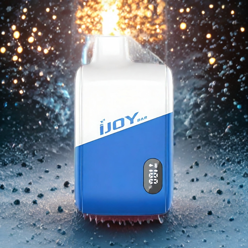 IJOY Bar IC8000 Engangs vape Norge Engros – Blå Bringebær Is – 8000 Puff, 18ml, 650mAh