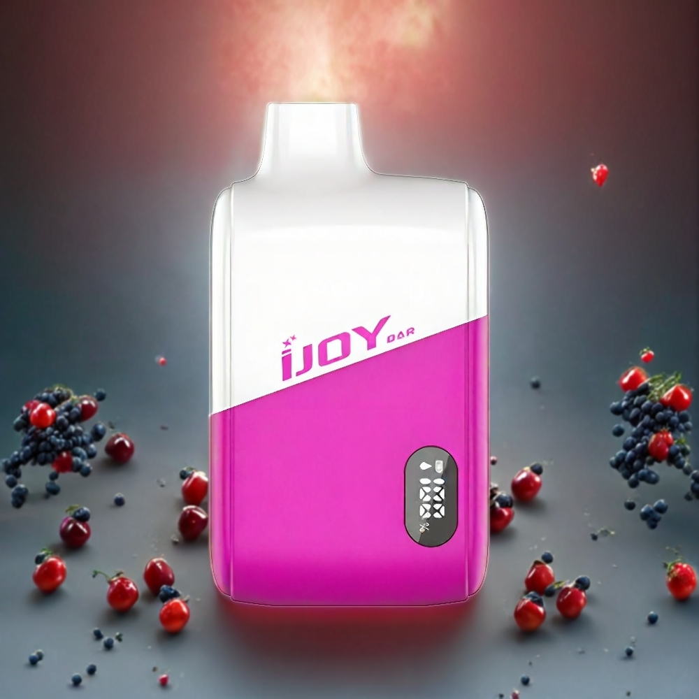 IJOY Bar IC8000 Engangs vape Triple Berry Norge Engros – 8000 Puffs, 18ml E-liquid, 650mAh Batteri, Type-C Lading