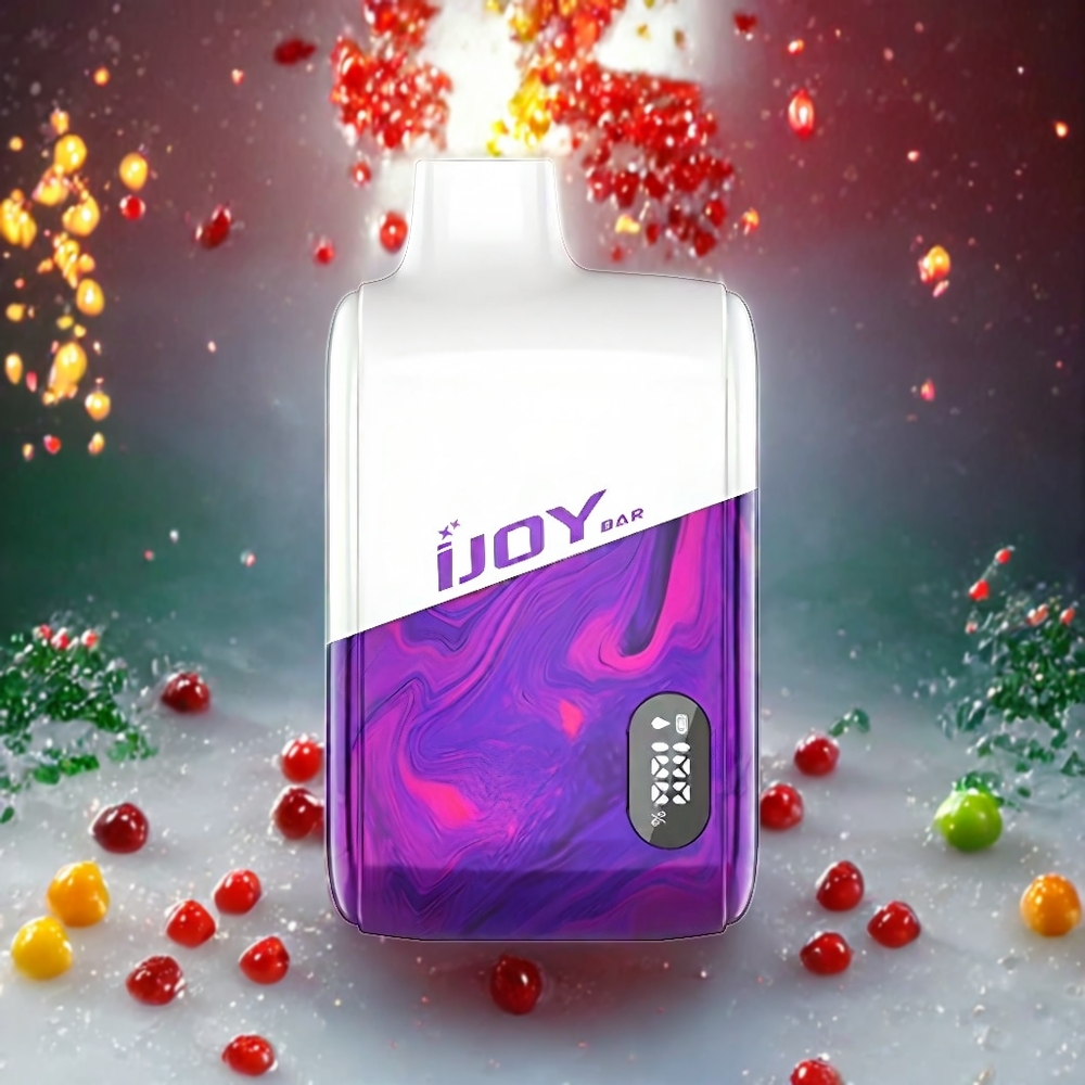 IJOY Bar IC8000 Engangs vape White Gummy Norge Engros – 8000 Puffs, 18ml, 5% Nikotin, Type-C Lading