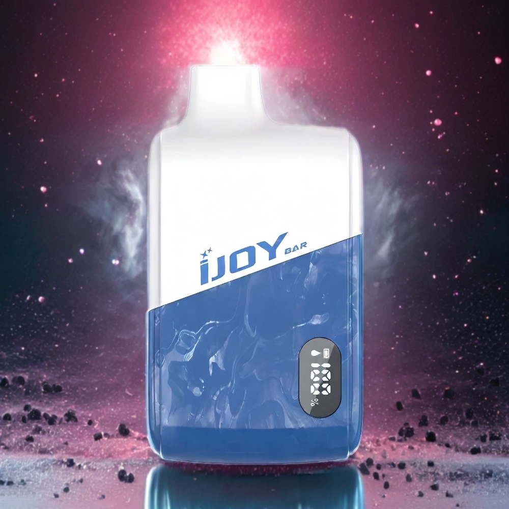 IJOY Bar IC8000 Norge Engros Engangs vape 8000 Puffs 18ml Bjørnebær Is Type-C Lading 650mAh 11W