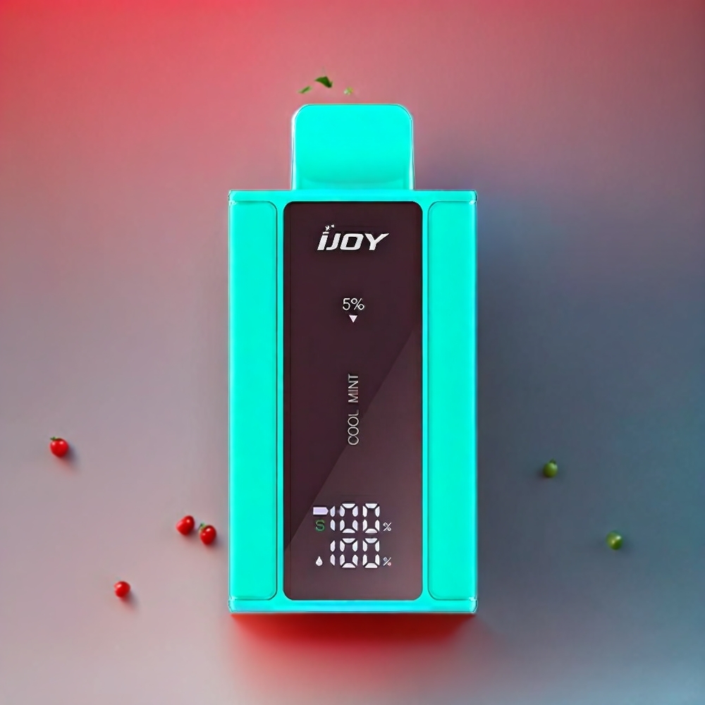 IJOY Captain 10000 Puffs Norge Engros Engangs Vape Kjølig Mynte med 18ml E-væske, 650mAh Batteri & Type-C Lading