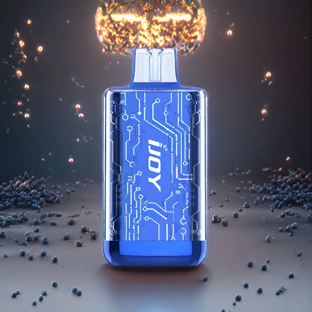 IJOY CYBER 5000 Puffs Engangs vape Blå Bringebær Norge Engros – 13ml E-væske, 550mAh, Type-C, 50mg/30mg Nikotin