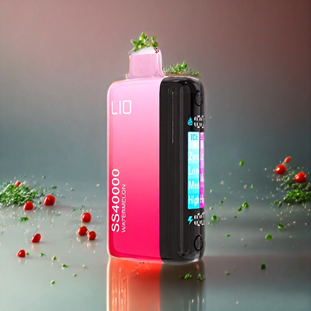 IJOY LIO SS40000 Norge Engros Engangs vape 40000 Puffs 22ML Vannmelon med TYPE-C Lading og Justerbar Luftstrøm