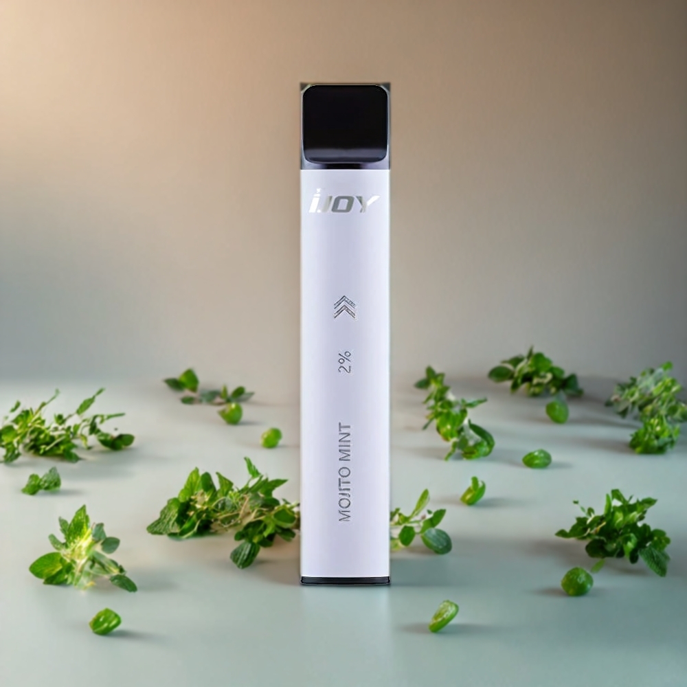 IJOY Mars Cabin 600 Puffs Engangs Vape Hvit – Norge Engros – 2ml E-væske, 100mAh Batteri, Type-C Lading, 1.0 Ohm Mesh Coil