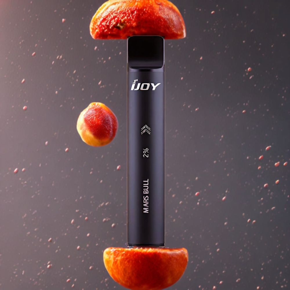 IJOY Mars Cabin 600 Puffs Engangs vape Norge Engros – 2ml Kapasitet, 600 Puff, 1.0 Ohm Mesh Coil, Type-C Lading, Sort