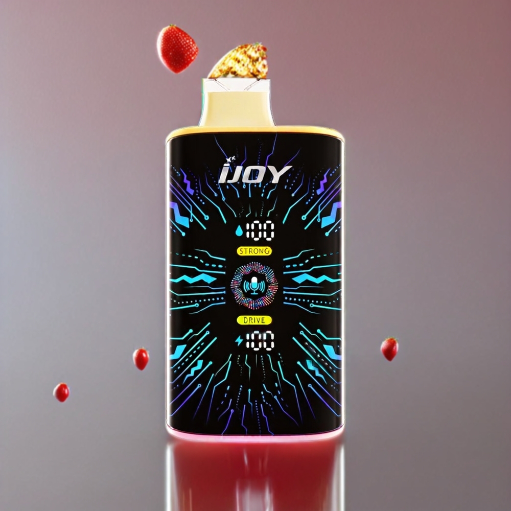 IJOY SD 40000 Puffs Engangs Vape Norge Engros – Jordbær Banan, 20ML E-væske, 750mAh Batteri, Type-C Lading, Justerbar Luftstrøm