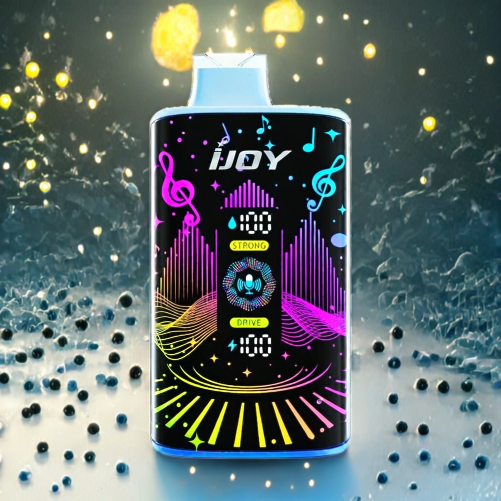 IJOY SD 40000 Puffs Engangs vape Norge Engros Blåbær Is med 20ML e-væske, 750mAh batteri og Type-C lading