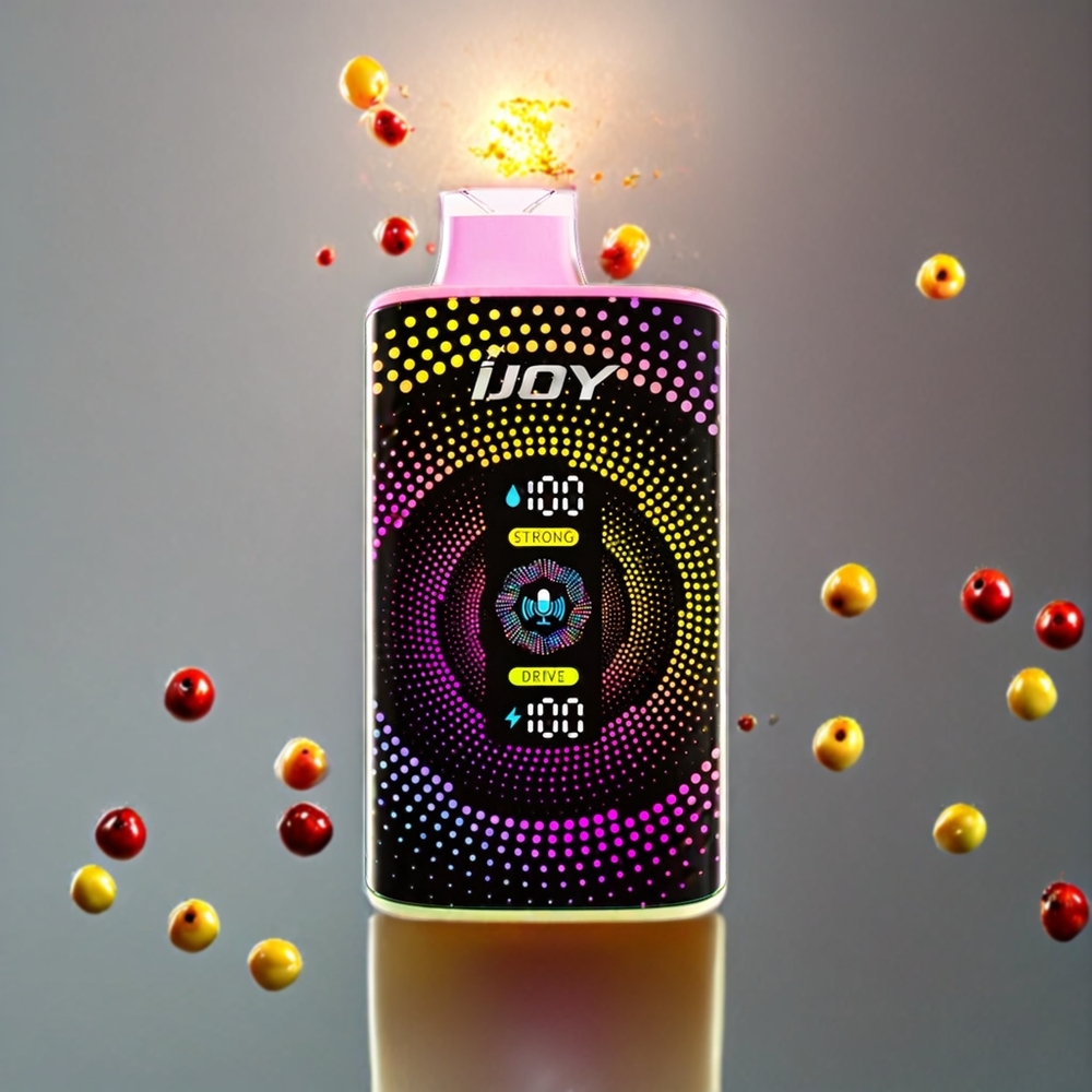 IJOY SD 40000 Puffs Norge Engros Engangs vape Kirsebær Sitron – 20ML, 5% Nikotin, 750mAh, Type-C Lading, Justerbar Luftstrøm
