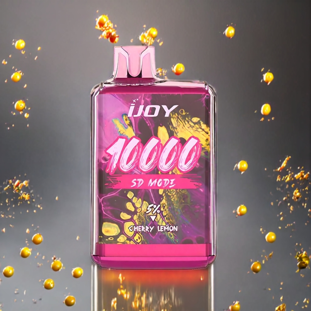 IJOY SD10000 Engangs vape Kirsebær Sitron Norge Engros – 10000 Puffs, 650mAh, 20ml, 5% Nikotin
