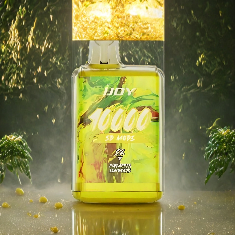 IJOY SD10000 Engangs vape Norge engros – Ananas Sitronade – 10000 Puffs, 650mAh, Type-C, 20ml, 5% Nikotin