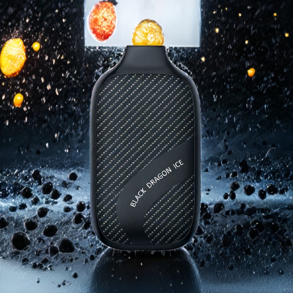 IJOY Stone 4000 Puffs Engangs Vape Norge Engros – Svart Drage Is – 10ml E-væske, 1000mAh, 1.1 Ohm Mesh2 Coil