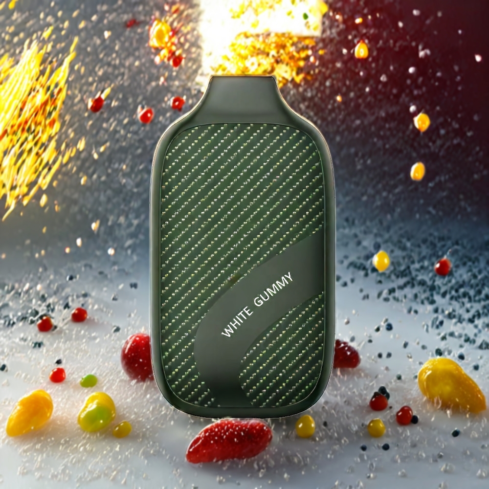 IJOY Stone 4000 Puffs Norge Engros Engangs vape Hvit Gummy – 10ml E-væske, 1000mAh Batteri, 1.1 Ohm Mesh2 Coil