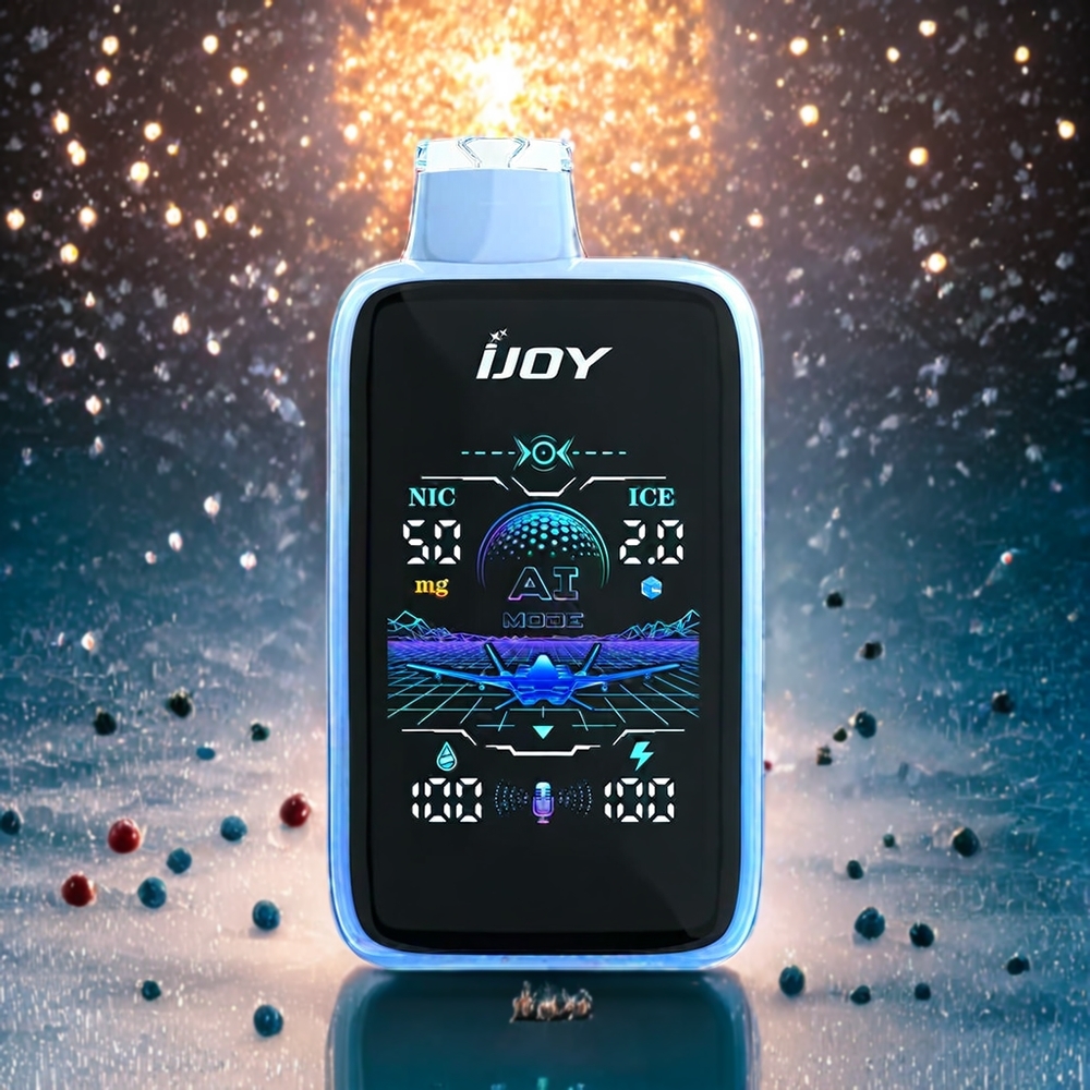 IJOY Uranus Mate 40000 Puffs Norge Engros Engangs vape Blue Razz Ice med ICE0-3, 1100mAh batteri, 20ML e-væske, Type-C lading