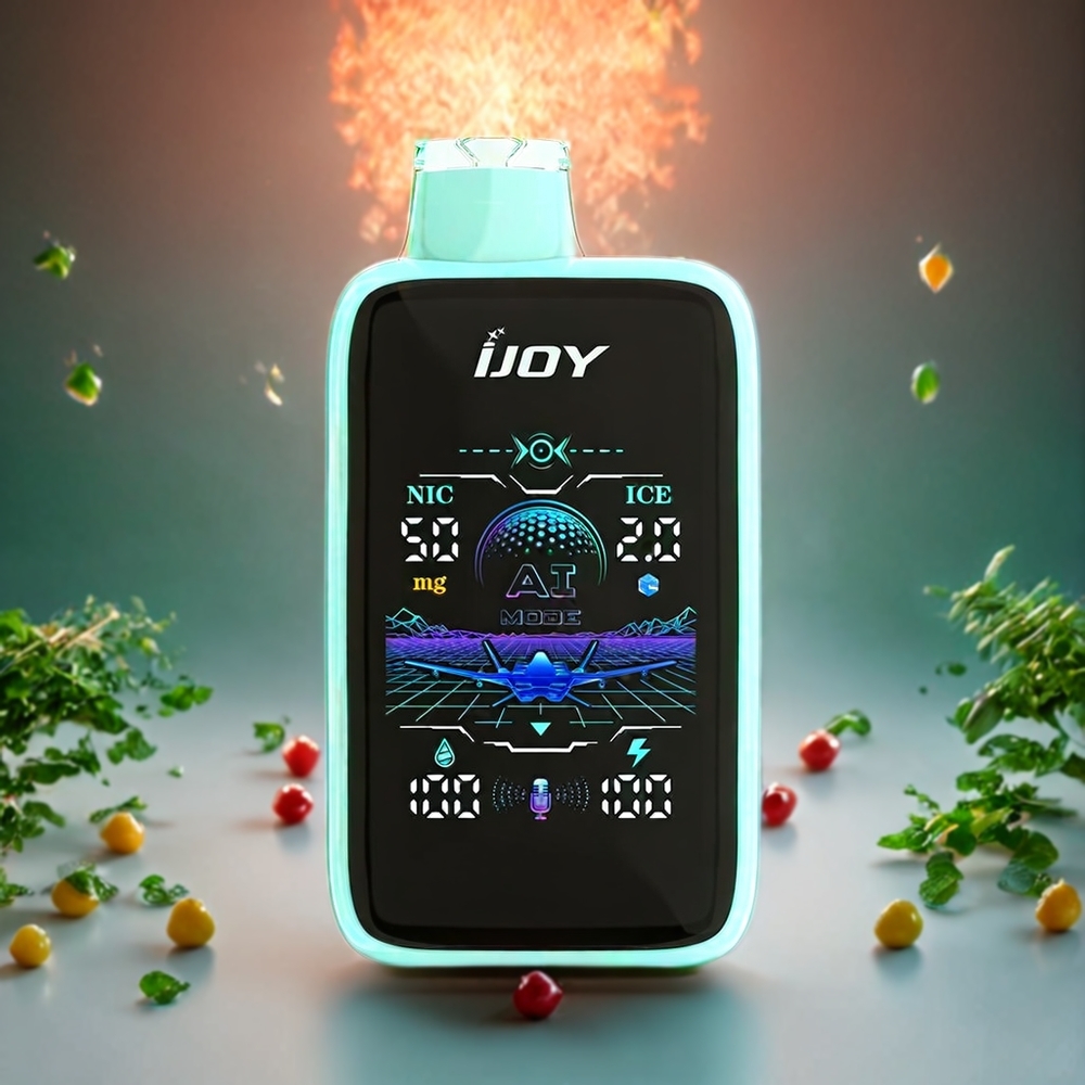 IJOY Uranus Mate 40000 Puffs Norge Engros Engangs vape Spearmint ICE Control 20ML 1100mAh Type-C