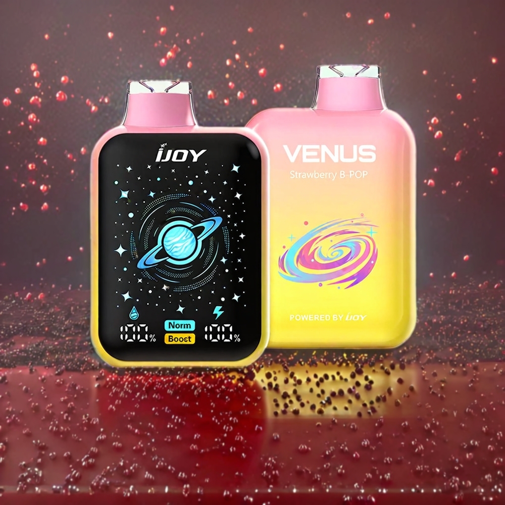 IJOY VENUS 25000 Puffs Norge Engros Engangs vape Jordbær B Pop 20ML 900 mAh TYPE-C Lading