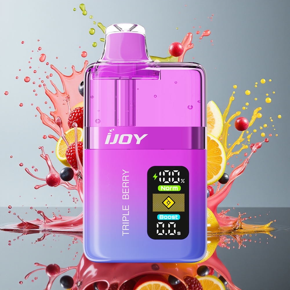 IJOY XP50000 Norge Engros Engangs Vape Triple Bær – 50000 Puffs Norm Mode, 0.4ohm Dual Mesh, 50mg/ml Nikotin, 1000 mAh Batteri, Type-C Lading