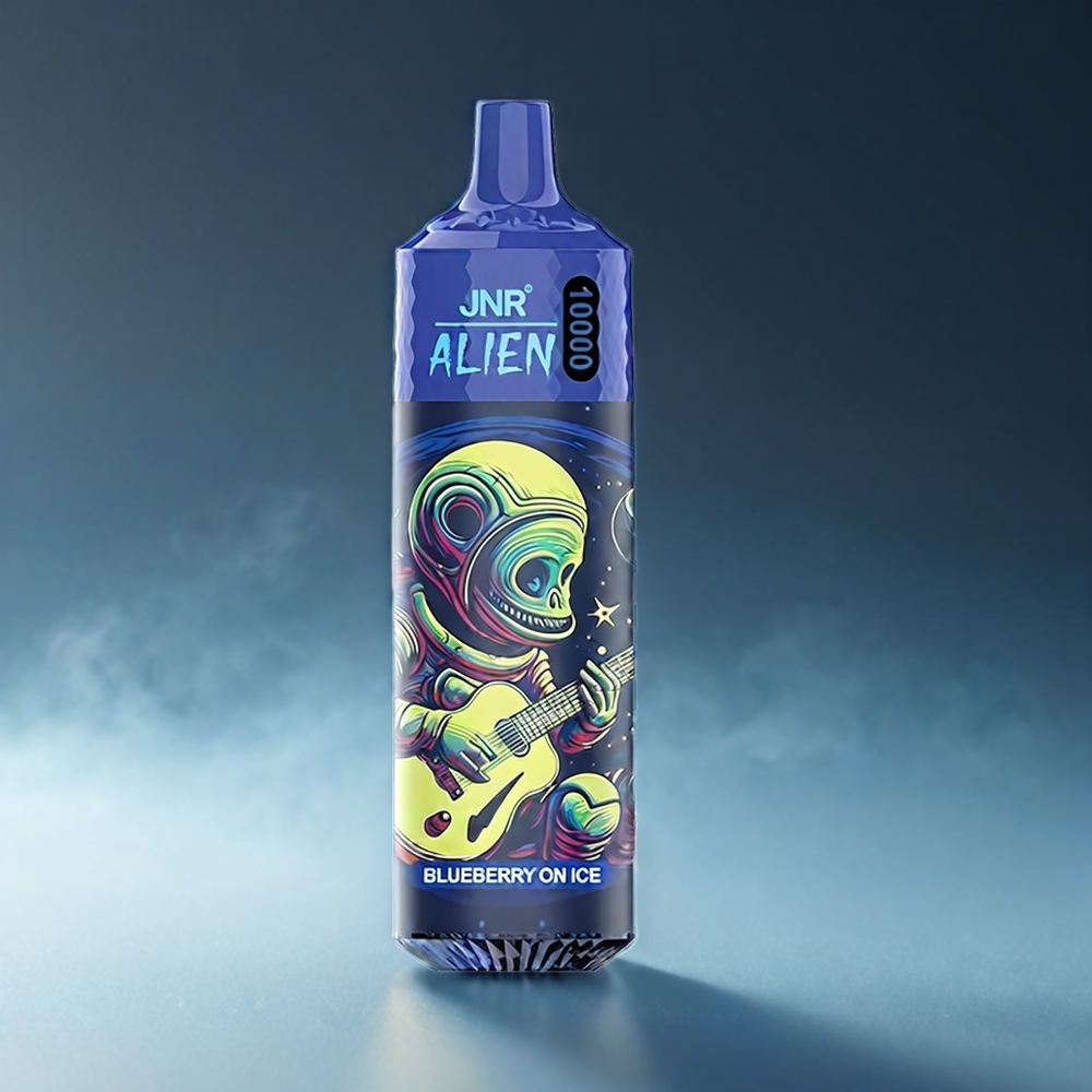JNR Alien 10000 Puffs Norge Engros – 850mAh Batteri, 20ml E-væske, Type-C Lading, Blåbær På Is