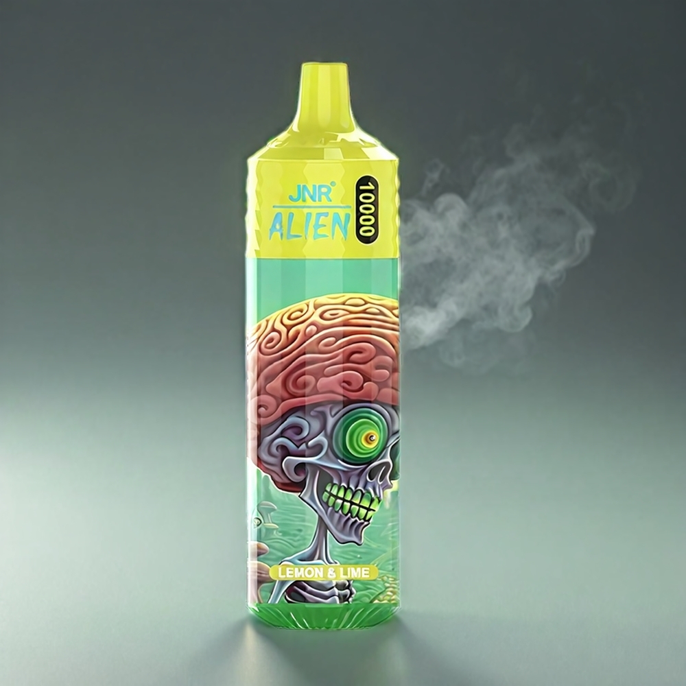 JNR Alien 10000 Puffs Norge Engros – Sitron & Lime – 850mAh – Type-C – LED RGB – Sporty Design