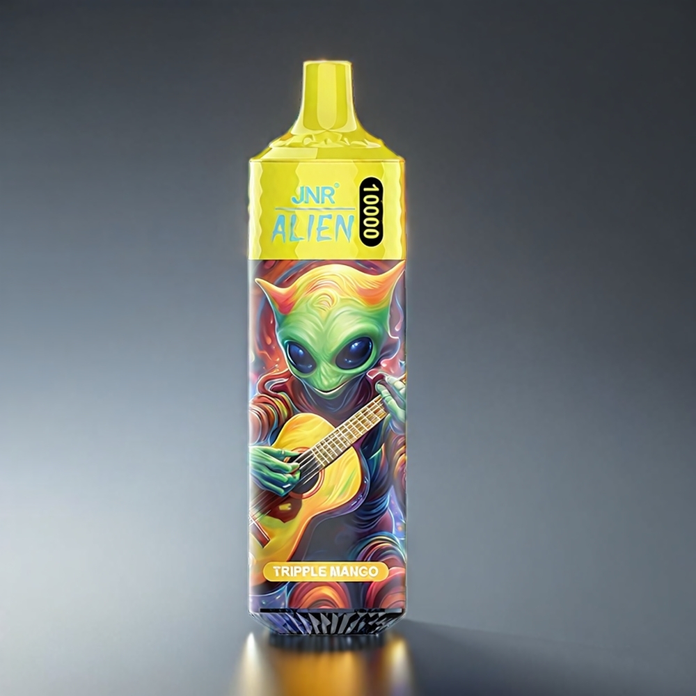 JNR Alien 10000 Puffs Norge Engros – Triple Mango 20ml E-liquid, 850mAh Battery, Type-C Ladning, RGB LED