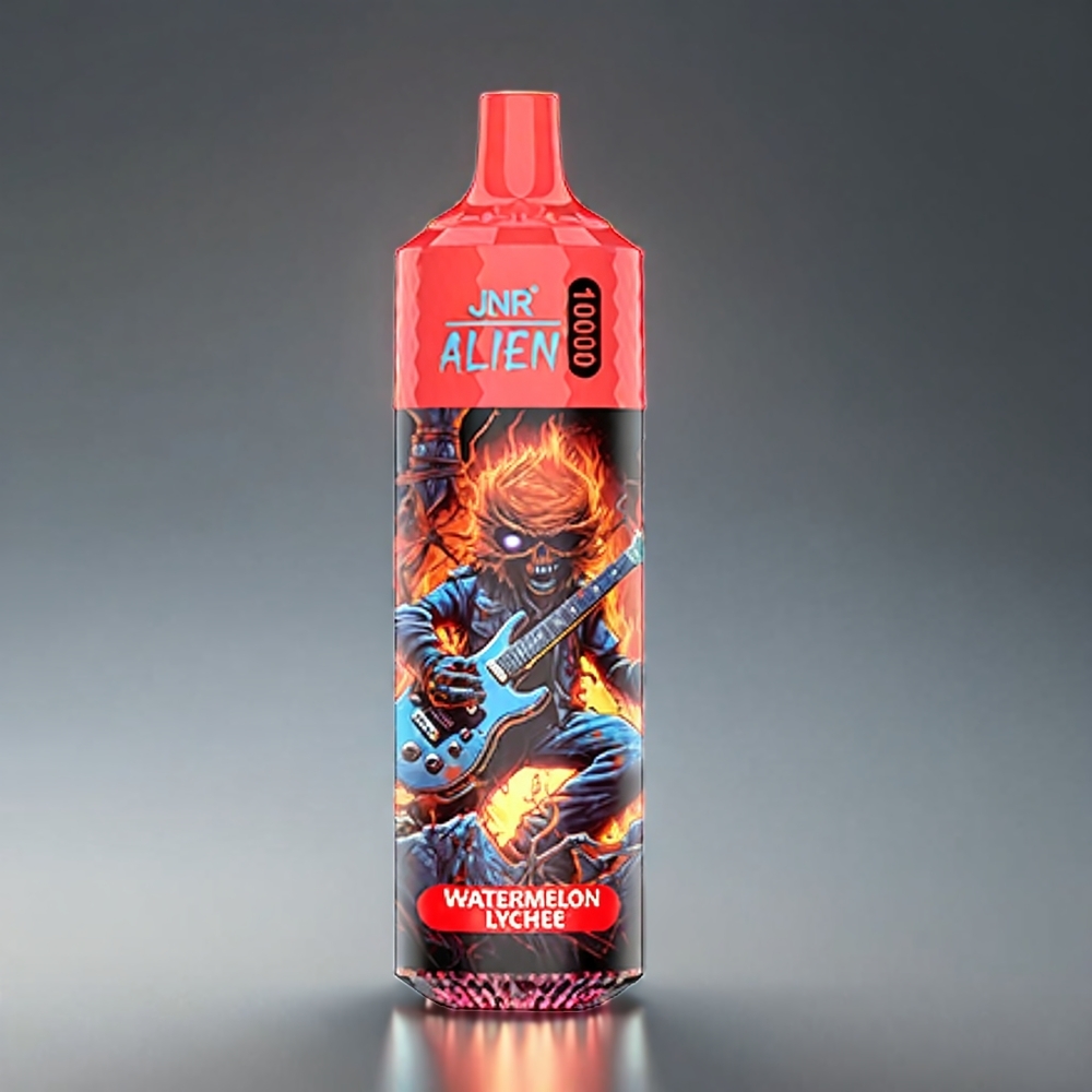 JNR Alien 10000 Puffs Norge Engros Vannmelon Lychee 850mAh Type-C LED RGB
