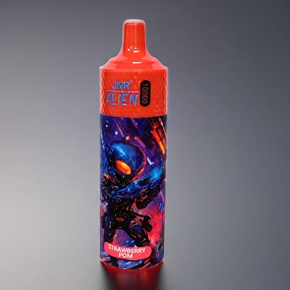 JNR Alien Norge Engros 10000 Puffs 850mAh Type-C LED RGB Jordbær Drue