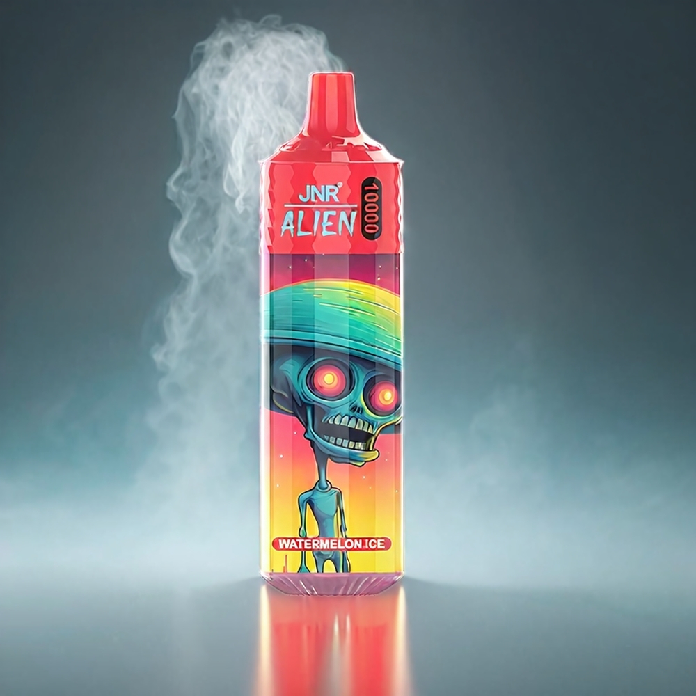 JNR Alien Norge Engros 10000 Puffs Med 850mAh Batteri & Vannmelon Is Type-C Ladning RGB-Lys