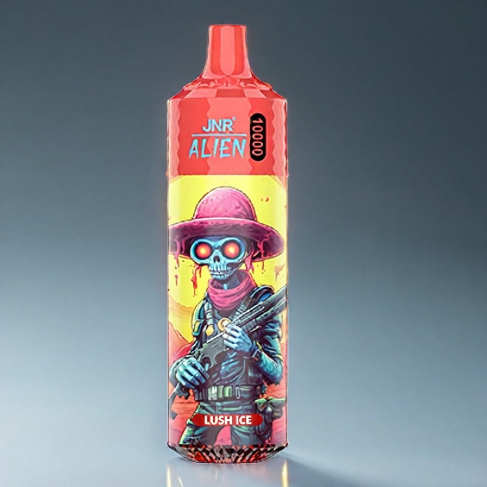 Norge engros JNR Alien 10000 Puffs Sporty Design med LED (RGB) lys og Type-C Hurtiglading 850mAh – Lush Is